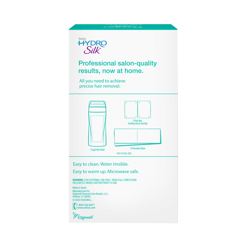 Schick Hydro Silk Easy Control Sugar Wax Roller for Body & Pubic, 5.1 OZ - F3 - 814