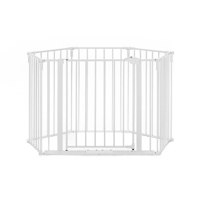 Regalo 130" 6 Panel Super Wide 2-in-1 Configurable Metal Safety Gate - J129