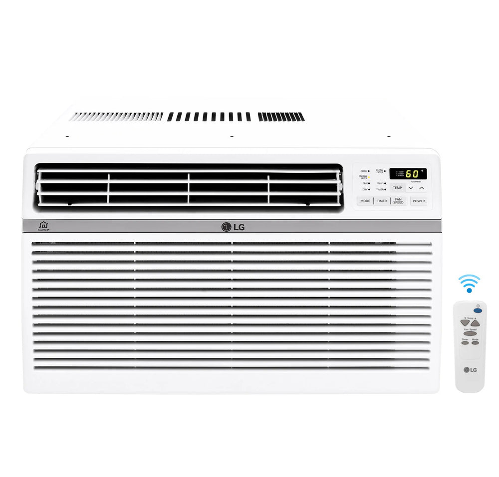 LG Electronics 550-sq ft Window Air Conditioner with Remote (115-Volt; 12000-BTU) Wi-Fi enabled - K67