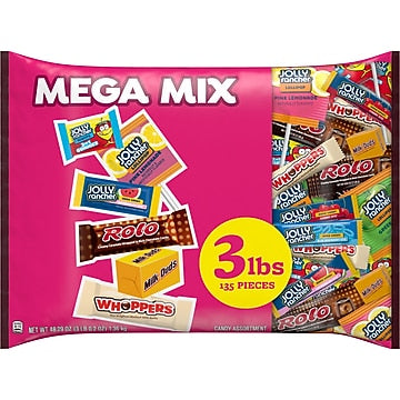Hershey S Mega Mix - Candy Mix - 135 Pieces - 3 Lbs - QTY 2 - B16