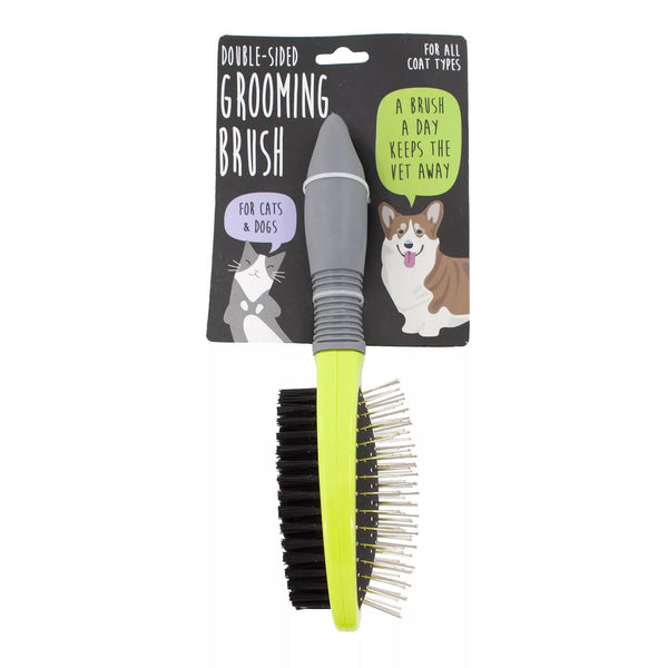 Precious Tails Double Sided Pet Grooming Brush -F9-0117