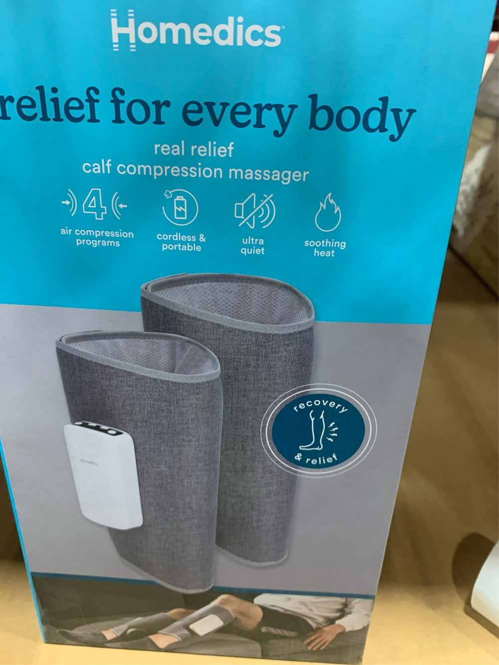 HoMedics Real Relief Calf Compression Massagers -J9-0541