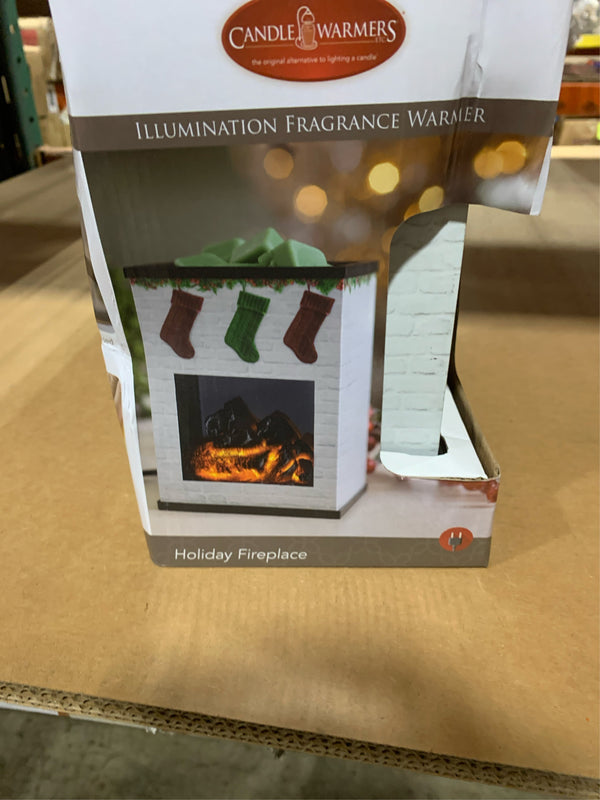 Holiday Fireplace Illumination Fragrance Warmer -F10-0139