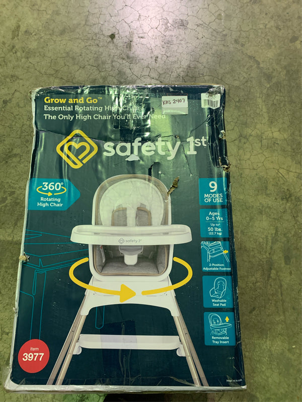 Safety 1st Grow and Go Rotating High Chair - French Gray --L6-0103 -L6-0104 -L6-0105 -C3-0331