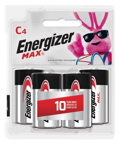(Lot of 2) Energizer Max C Battery 4-Pack - L11 - 185
