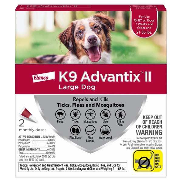 Elanco K9 Advantix II Liquid Flea and Tick Treatment (Pet Size: Large) - B13 - 1308