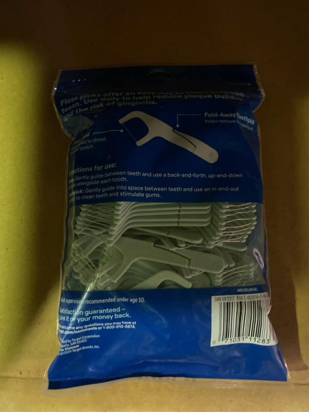Floss Picks Mint - 160ct - C4 - 371