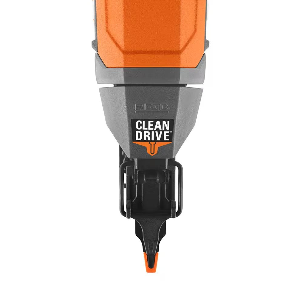 Pneumatic 18-Gauge 2-1/8 in. Brad Nailer with CLEAN DRIVE Technology, Tool Bag, and Sample Nails 1663