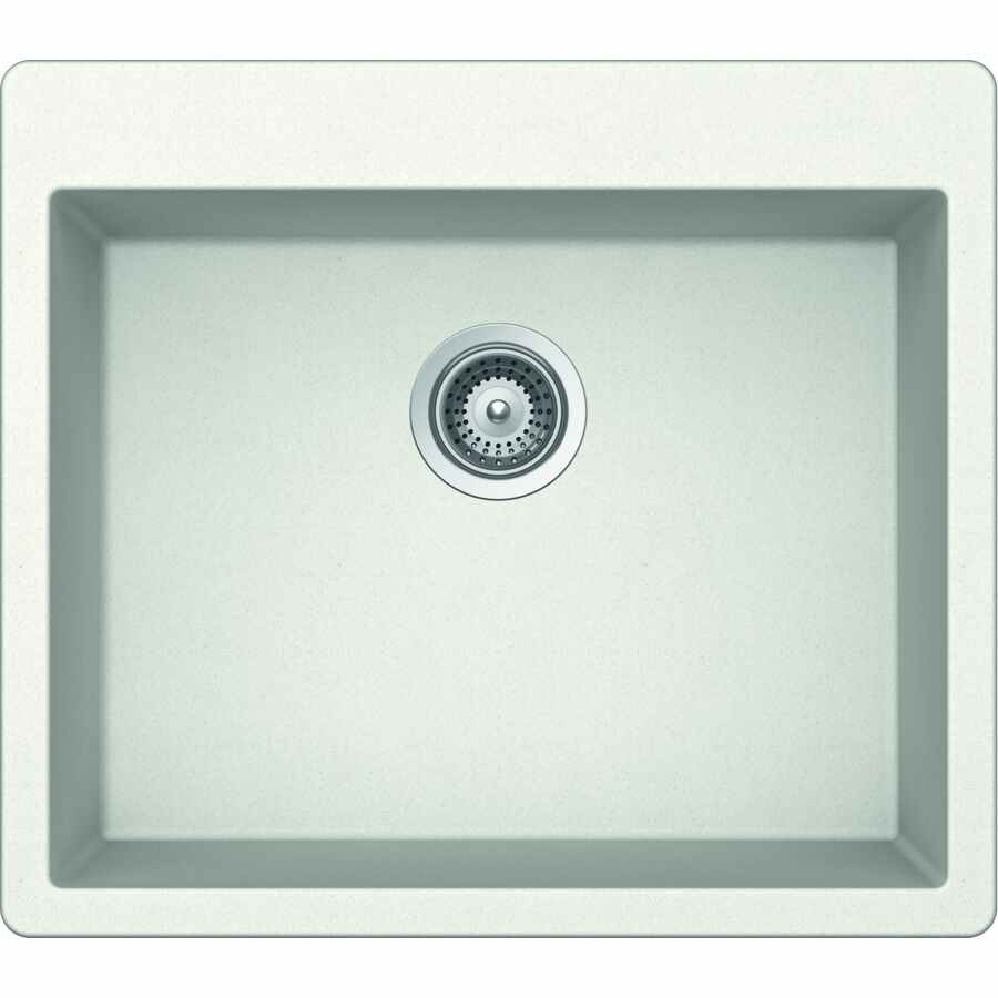 vier De Cuisine Simple Allen + Roth 25 X 22 Po 5 Trous Encastrer Sous-Comptoir Blanc Mat SIGN100SDM07S - Rona - K46