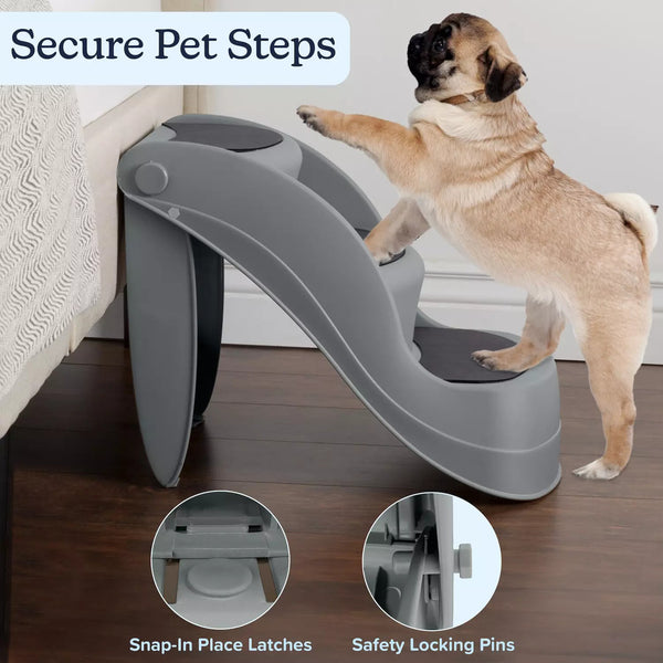 PetMaker 3-Step Pet Stairs for Small Dogs - F11 - 193