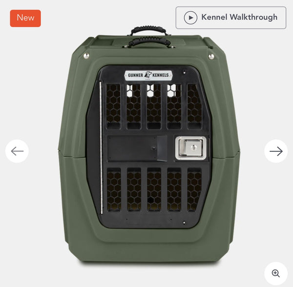 GUNNER G1 Double-Walled Dog Kennel, Duck Green, Intermediate