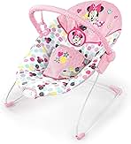 Disney Baby Slip Resistant Vibrating Infant Baby Bouncer Minnie Mouse Spotty Dotty by Bright Starts 1968