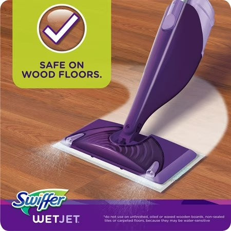 Swiffer Wet Jet Spray Mop Multi-Surface Mopping Pads, Hard Surface Cleaners, 15 Count - G2 - 793