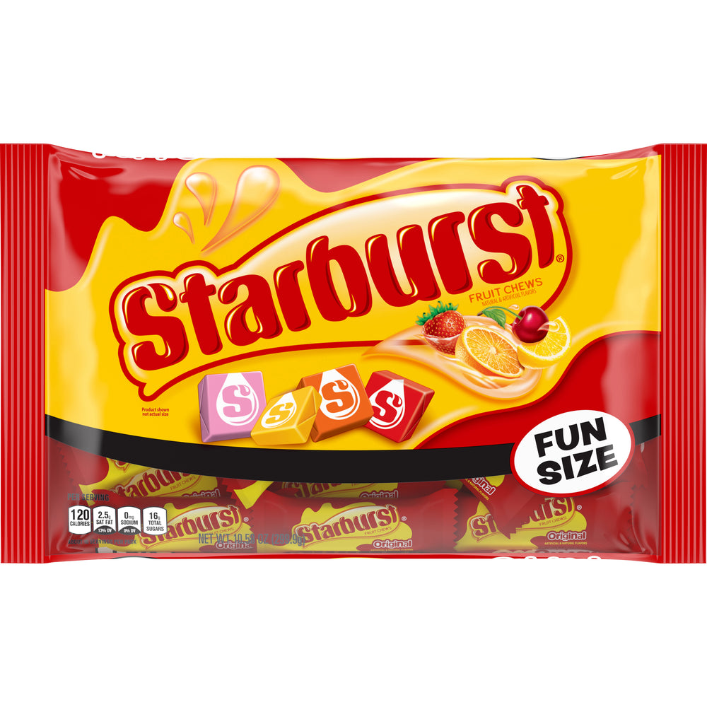 Starburst Original Fruit Chews Candy Gluten Free Fun Size 10.58 Oz Bag (Qty: 3) - C59
