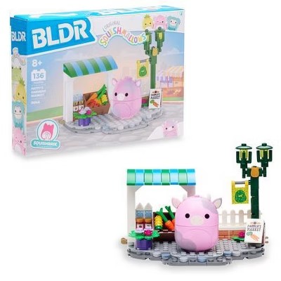 Squishmallows Patty s Farmers Market Building Set - 136pc - B14-1355 -K7-1543