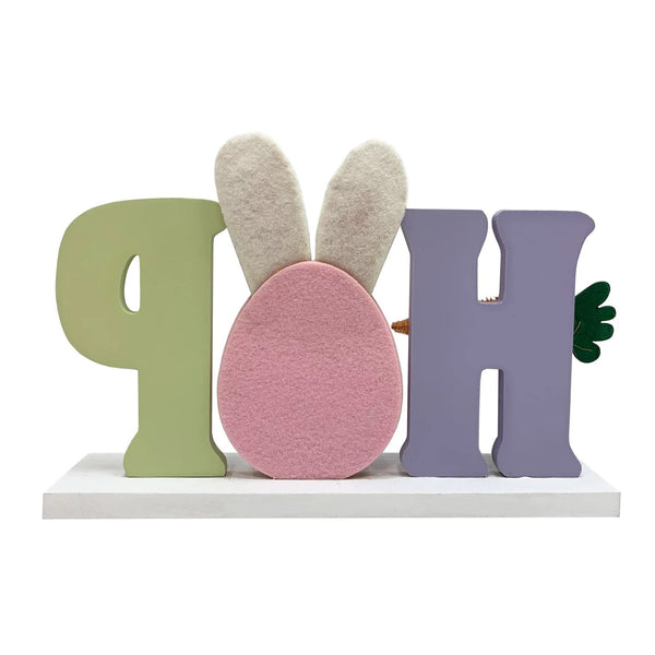 Celebrate Together  Easter Hop Sentiment Table Decor -J7-0502