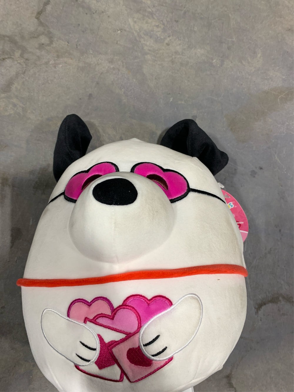 Squishmallows Original 8 inch Peanuts 2026 Valentines Snoopy with Purple Hearts Plush -K14-0653