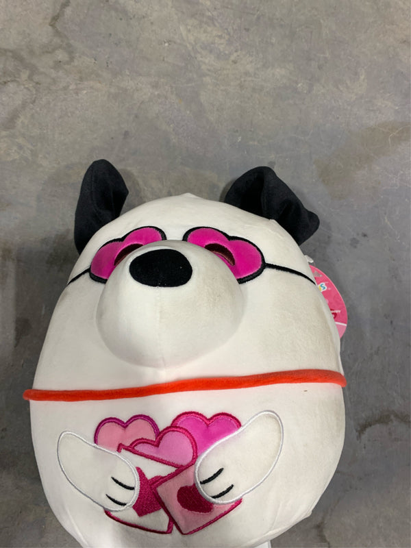 Squishmallows Original 8 inch Peanuts 2026 Valentines Snoopy with Purple Hearts Plush -K14-0653