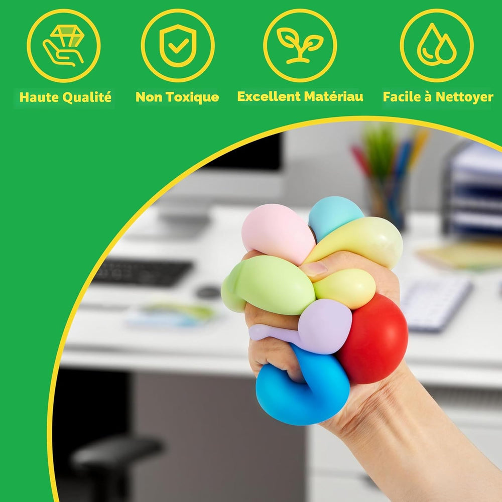 JOYIN Lot de 24 balles anti-stress   reprise lente, jouets sensoriels spongieux, balles de th rapie des mains pour soulager l'anxi t , jouets pour enfants, cadeaux de f te 1404