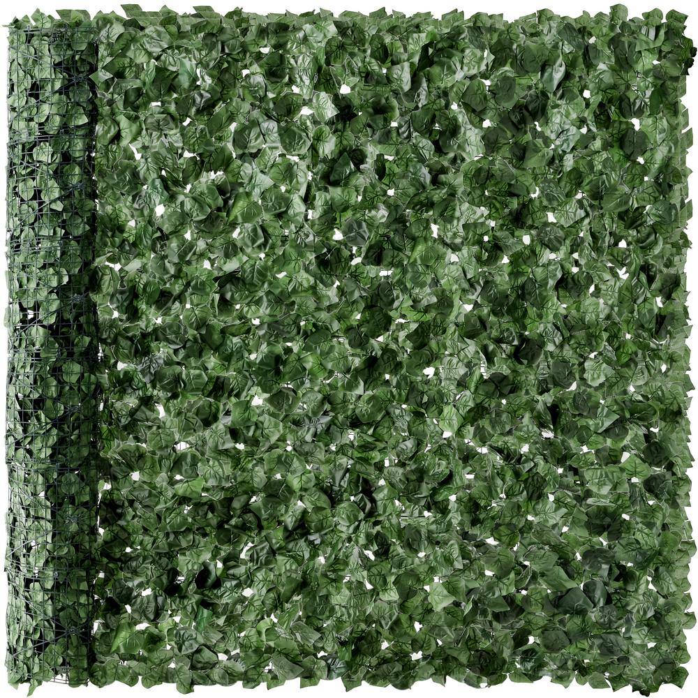 96 in. x 72 in. Artificial Faux Ivy Arrangement Hedge Privacy Fence for Garden, Yard M140