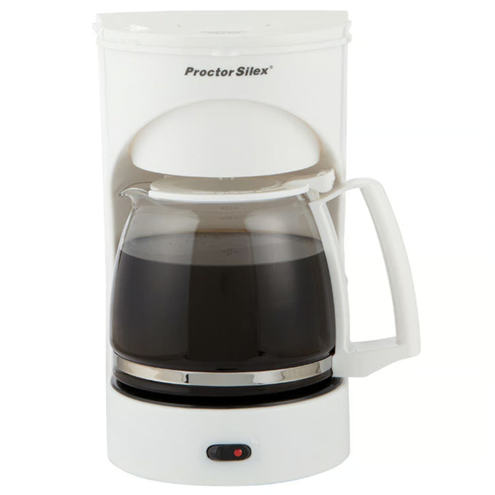 Proctor Silex 12 cups White Coffee Maker 3