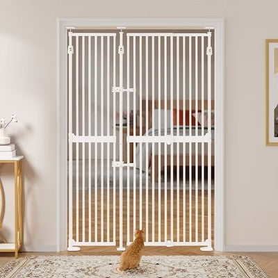 unipaws Upgraded Extra Tall Cat Gate, 35"-51"W, 75"H - A3 - 414