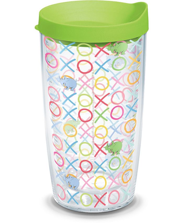 Tervis Tumbler Tervis Dr. Seuss Horton XOXO Made in USA Double Walled Insulated Tumbler Travel Cup Keeps Drinks Cold & Hot, 16oz, Classic - Multi - 16.00 oz -K10-0691