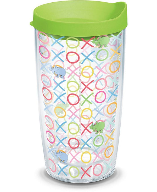 Tervis Tumbler Tervis Dr. Seuss Horton XOXO Made in USA Double Walled Insulated Tumbler Travel Cup Keeps Drinks Cold & Hot, 16oz, Classic - Multi - 16.00 oz -K10-0691