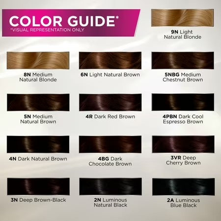 (Pack of 2) John Frieda Precision Foam Brown Permanent Hair Color Kit, 5NBG Medium Chestnut Brown, 1 Application - B14 - 676