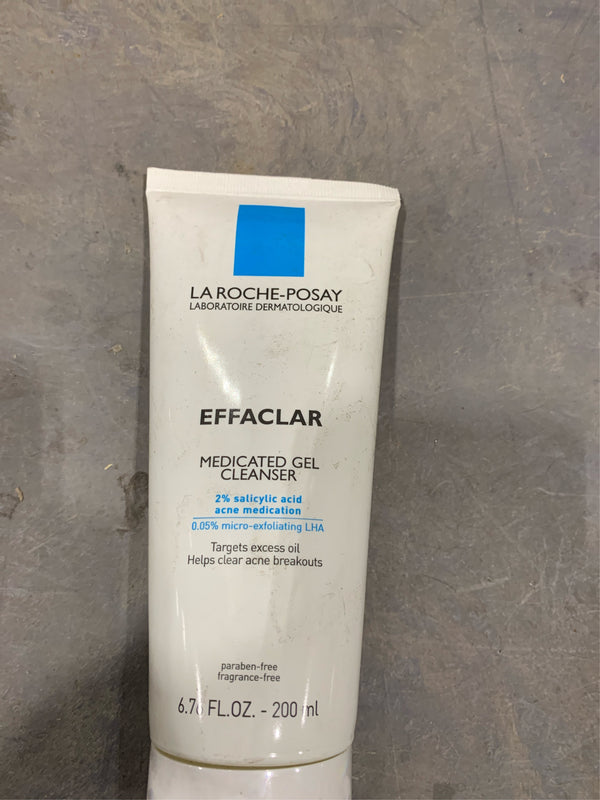 La Roche-Posay Effaclar Medicated Gel Face Cleanser, 6.76 OZ -F3-0717 -F6-0828 -B13-1323