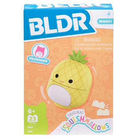 BLDR Squishmallows Squishbrik Series 1 Figure Pack Maui the Pineapple -K10-0563