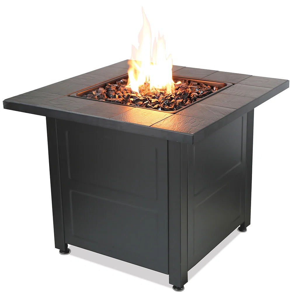 Endless Summer 30" Outdoor Propane Gas Fire Pit Table (copper Fireglass) FP2
