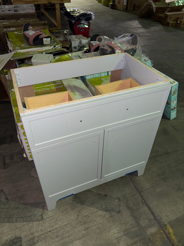 Bathroom Vanity with Handles looks new