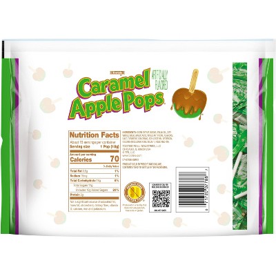 (Lot of 10) Tootsie Caramel Apple Pops Candy Standup Bag - 9.4oz - J8 - 1626