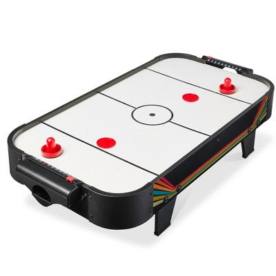 Best Choice Products 40in Air Hockey Arcade Table w/ 100V Motor, Electric Fan, 2 Strikers, 2 Pucks - Arcade - E9 - 1050