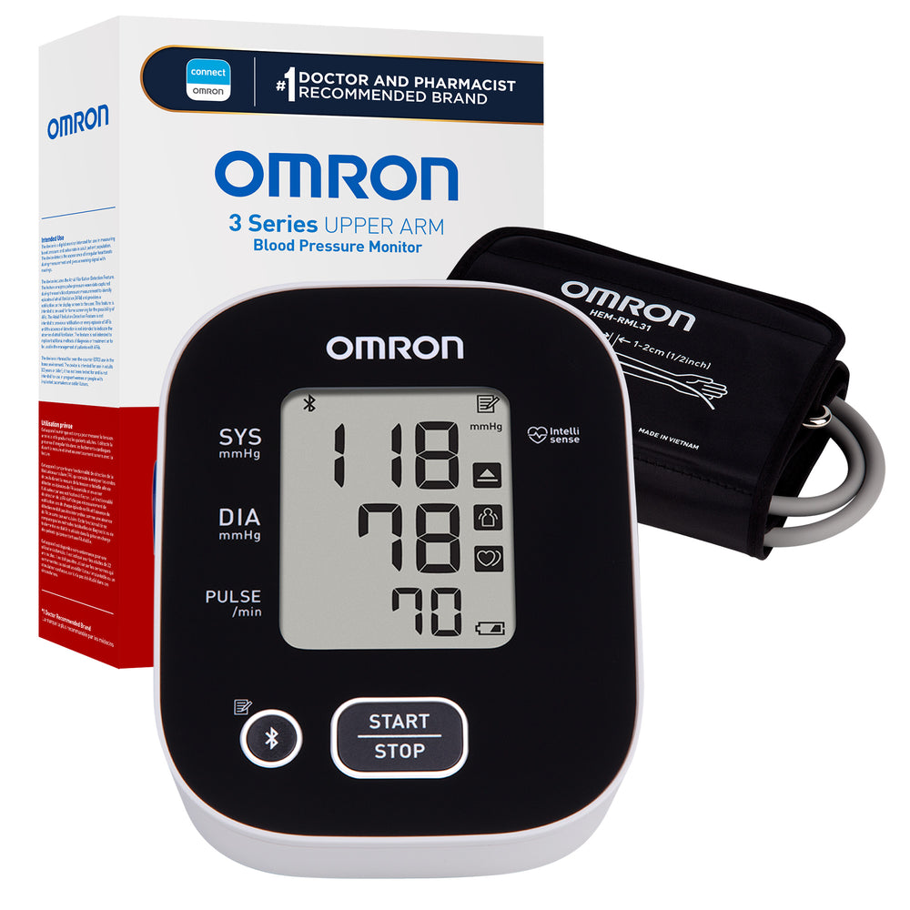OMRON 3 Series Upper Arm Blood Pressure Monitor and Arm Cuff for Home Use -L3 - 1510