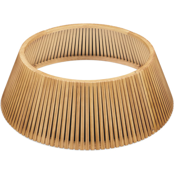 Christmas Tree Collar, Solid Wood Slatted Tree Accessory - 42in - H110