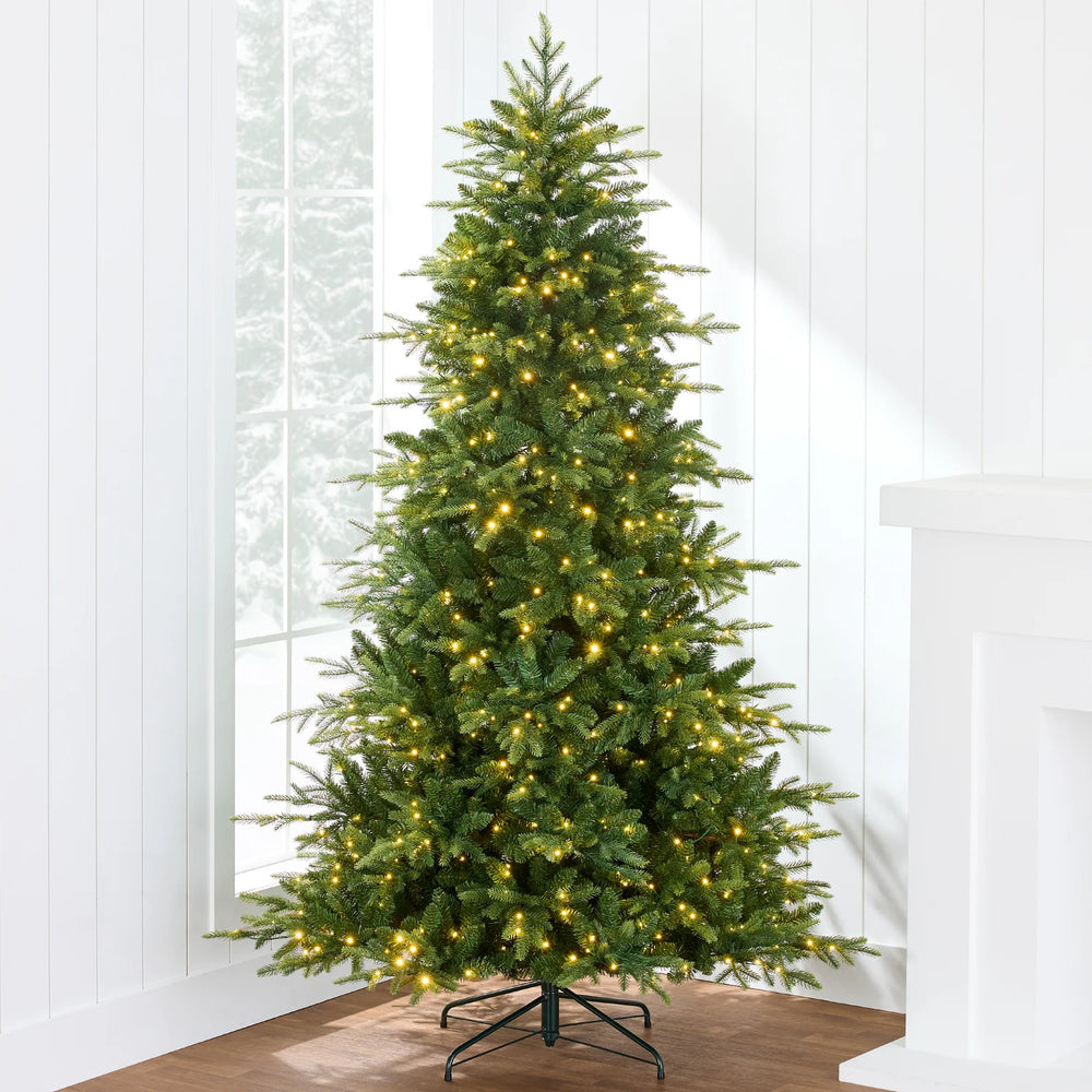 Pre-Lit Artificial Full Aspen Christmas Tree w/ 2-in-1 Micro LED Lights - A42 Appears New