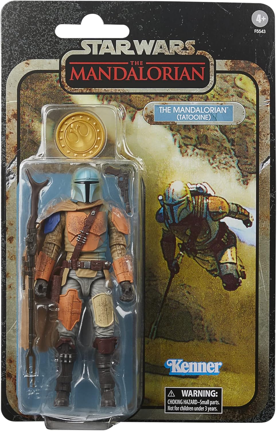 STAR WARS The Black Series Credit Collection The Mandalorian (Tatooine) Toy 6-Inch-Scale The Mandalorian Collectible Figure, Kids 4 and Up (Amazon Exclusive) 1369