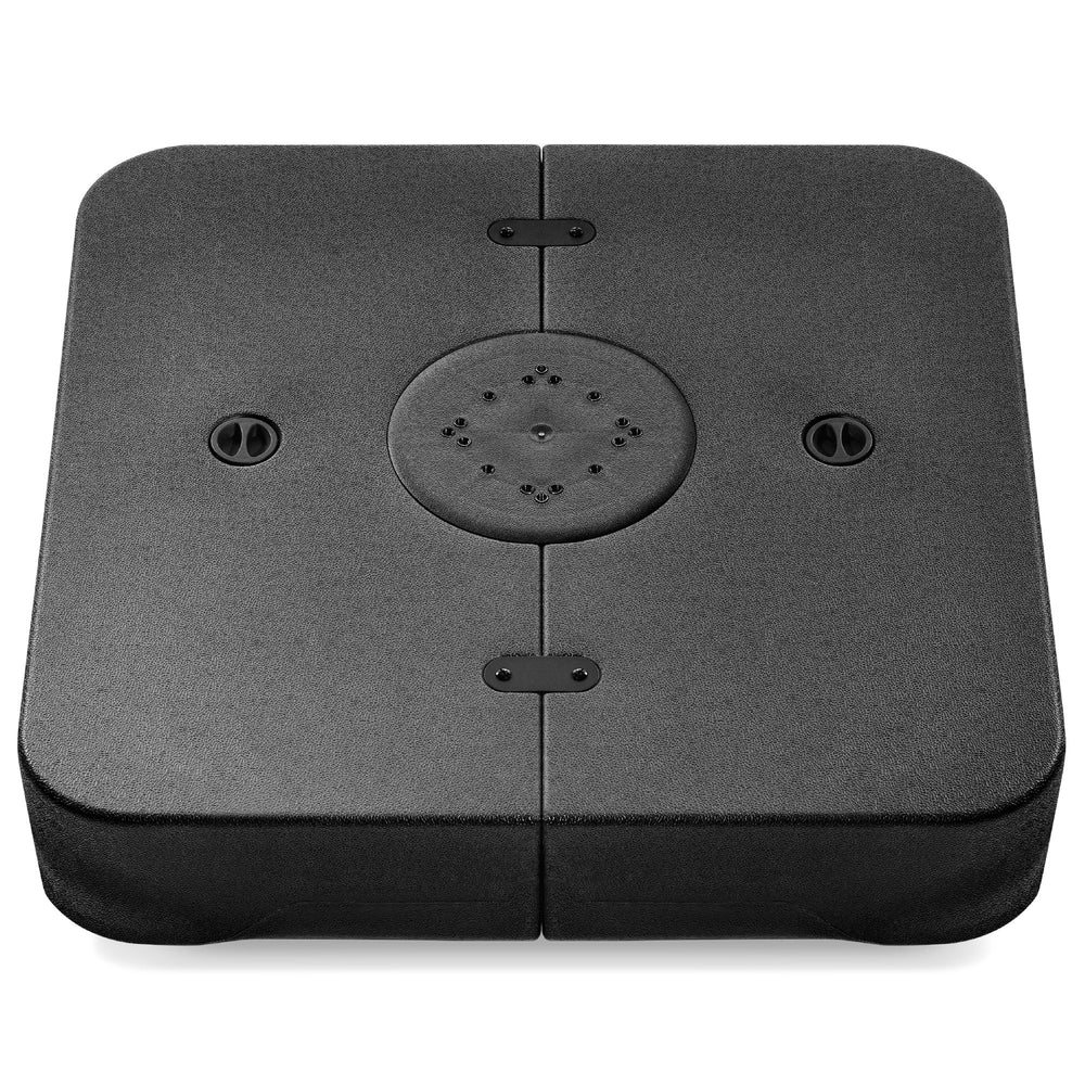 330lb Capacity Fillable Heavy-Duty Outdoor Cantilever Umbrella Base W/ Easy-Fill Spouts - Black 736