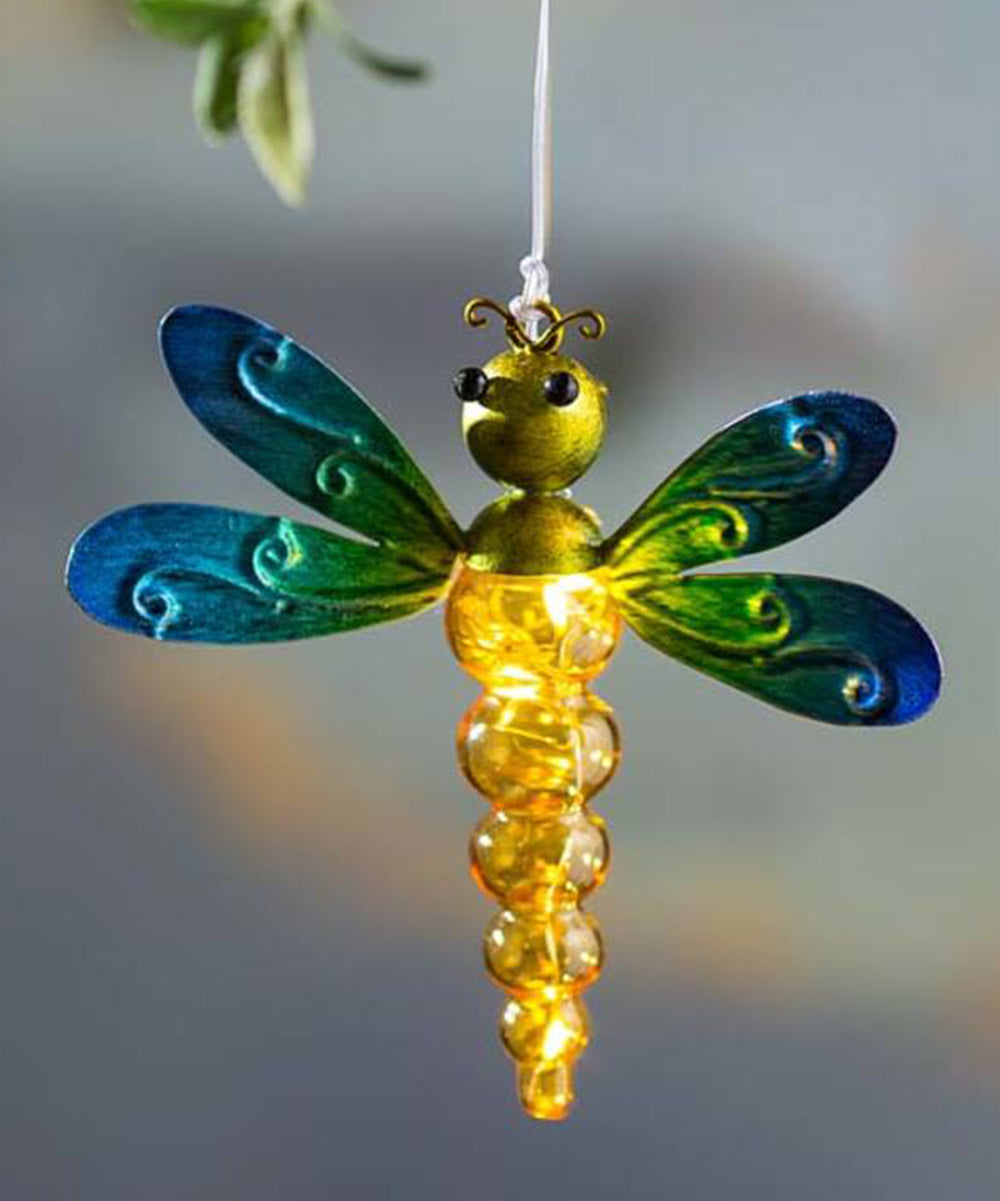 Green & Yellow Dragonfly Solar Light - G9 - 152