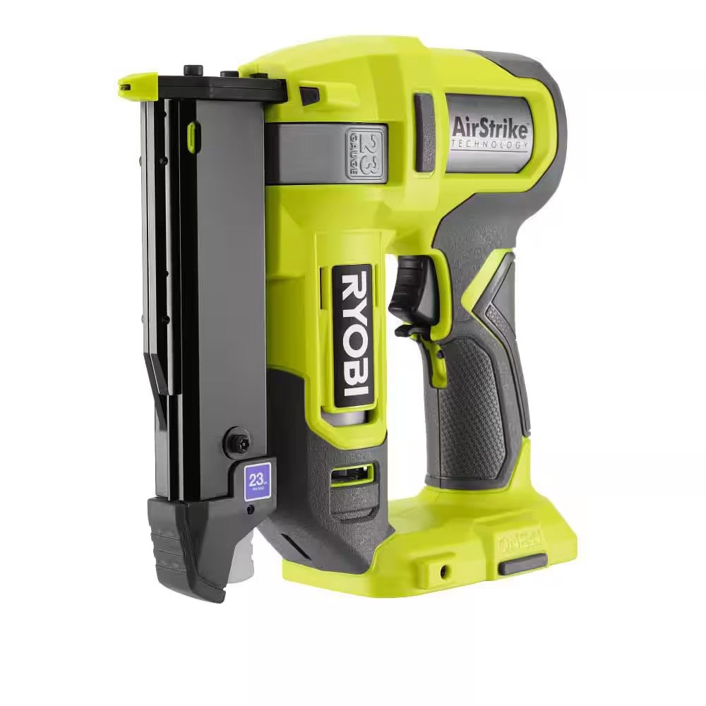 RYOBI ONE+ 18V Cordless Airstrike 23-Gauge Pin Nailer (Tool Only) 817