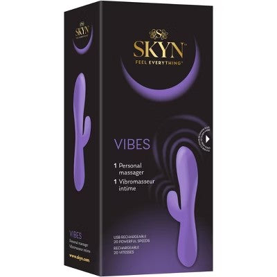 SKYN Vibes Rechargeable Rabbit Vibrator -F13-0217
