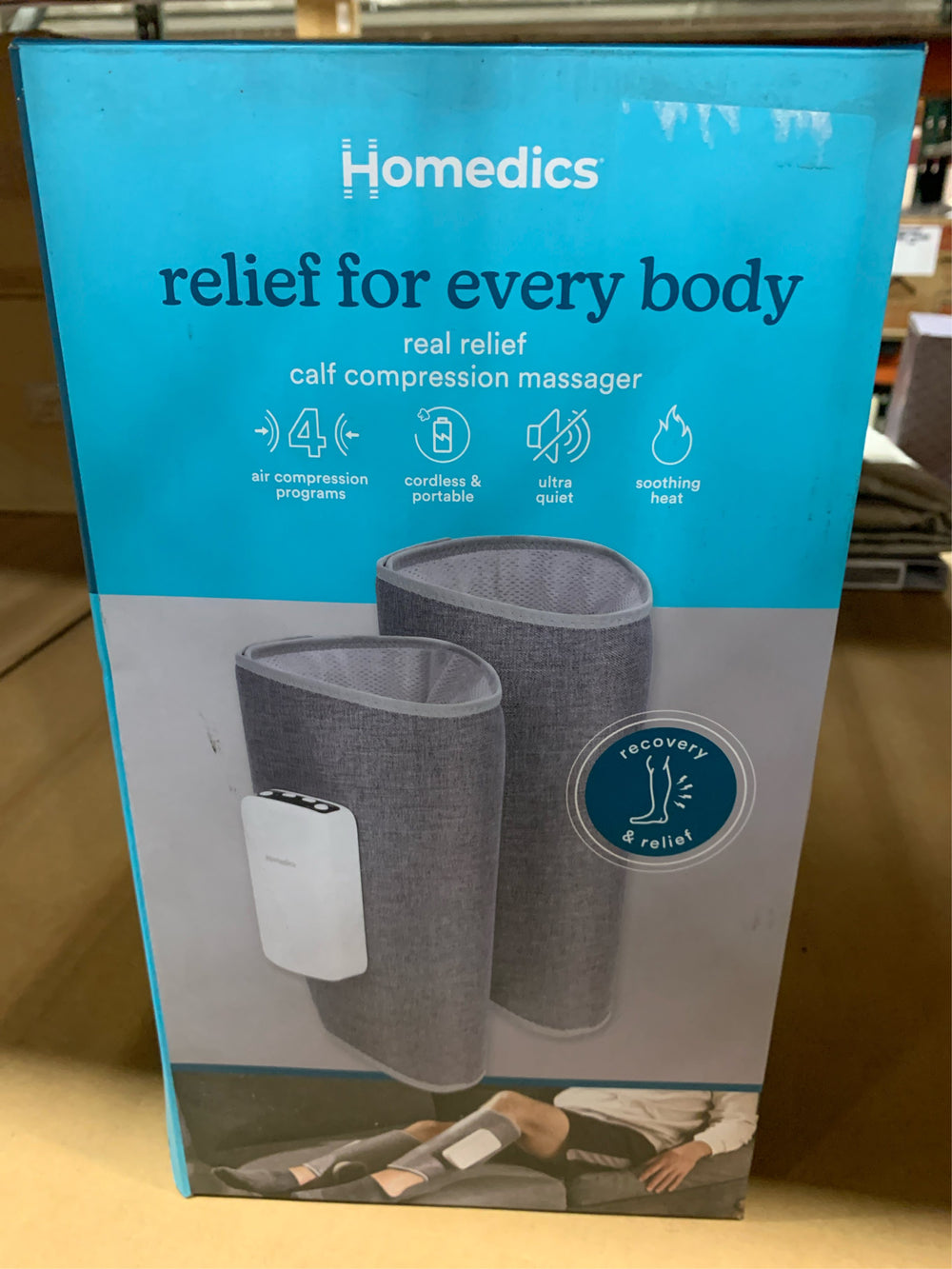 HoMedics Real Relief Calf Compression Massagers -J9-0542