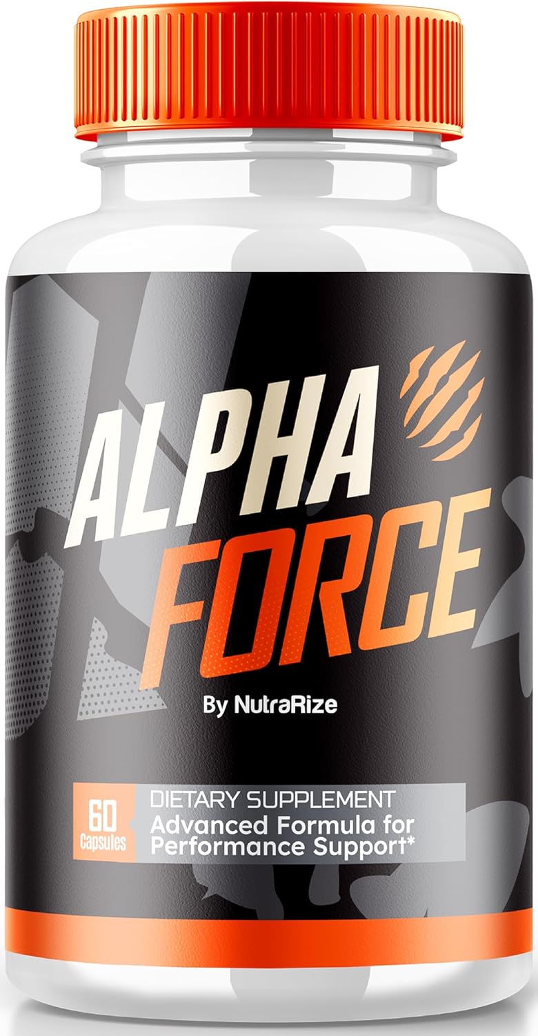 NutraRize Alpha Force Capsules, All Natural Pills to Support Energy and Performance, Nutritional Formula for Overall Health, Official Review (60 Capsules) - G13 - 1787