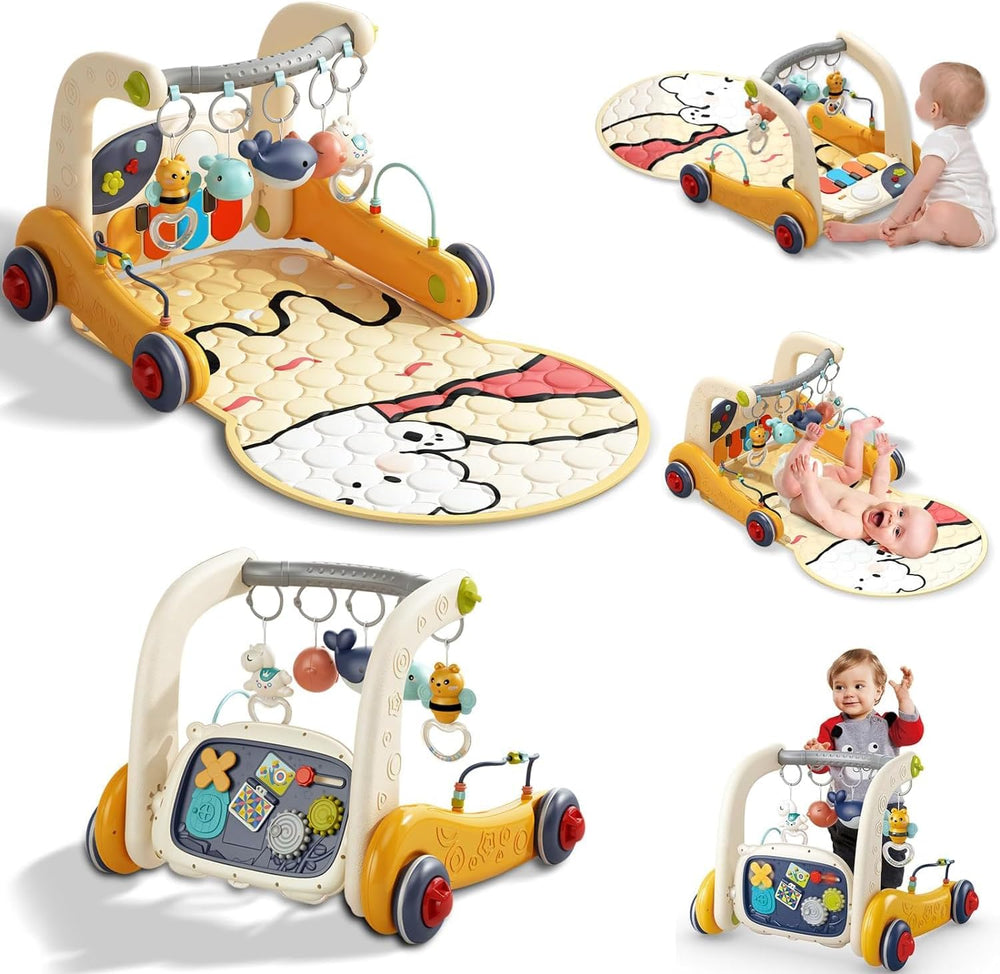 Baby Play Mat Activity Gym, Baby Kick Play Piano Gym Mats Musicial Lights, Tummy Time Toys Mat for Infant Babies Newborn Toddlers Boys Girls. 1330