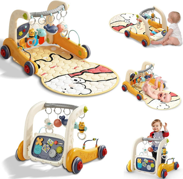 Baby Play Mat Activity Gym, Baby Kick Play Piano Gym Mats Musicial Lights, Tummy Time Toys Mat for Infant Babies Newborn Toddlers Boys Girls. 1330