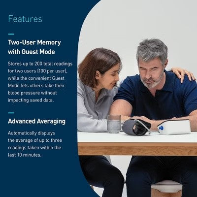 Omron 10 Series Upper Arm Blood Pressure Monitor with Afib Screening Technology -E5-0037