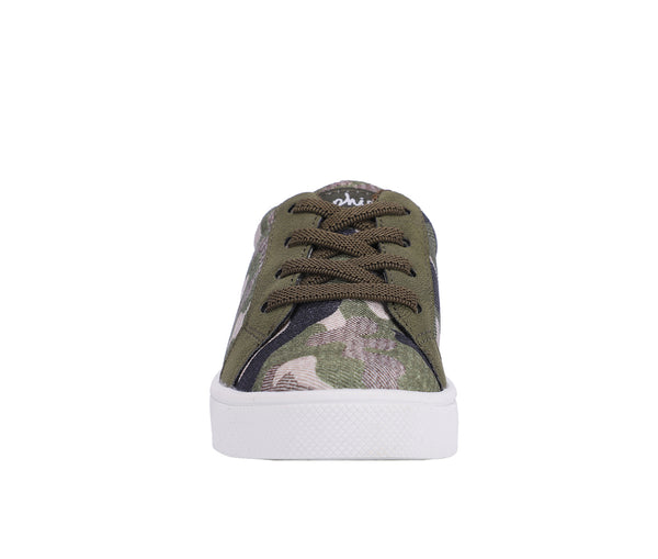 Olive Camo Leo Sneaker - Boys Size 11Y - B12 - 610