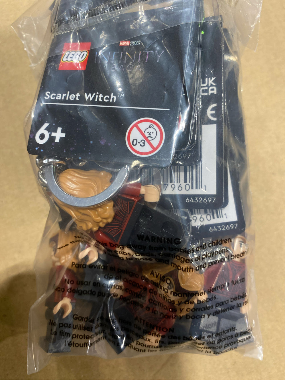 (Lot of 10) LEGO Scarlet Witch Key Chain - B8 - 549